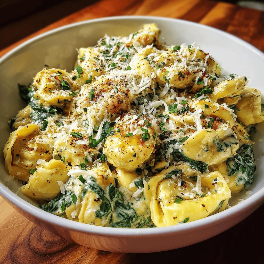 Creamy Spinach Tortellini