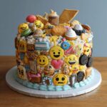 Emoji Explosion Birthday Cake
