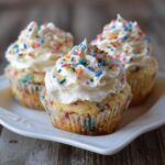 Funfetti Birthday Cupcakes=
