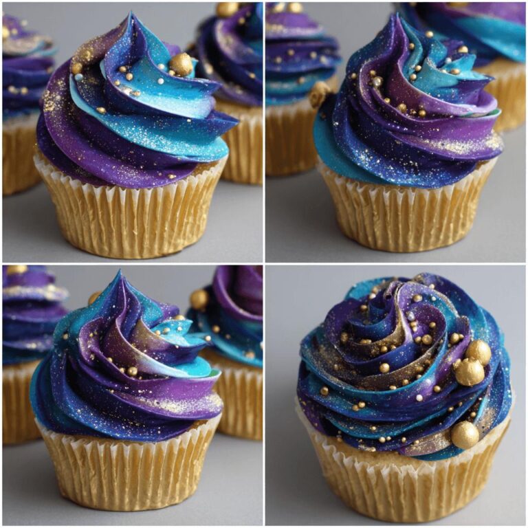 Galaxy Swirl Cupcakes