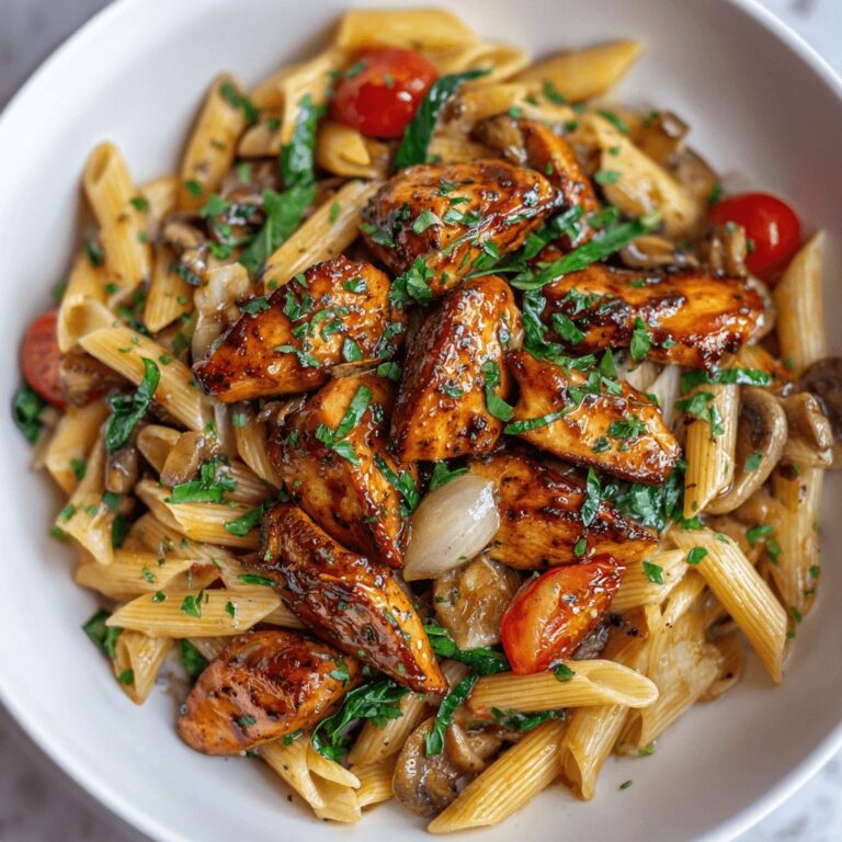 Honey Garlic Chicken Pasta
