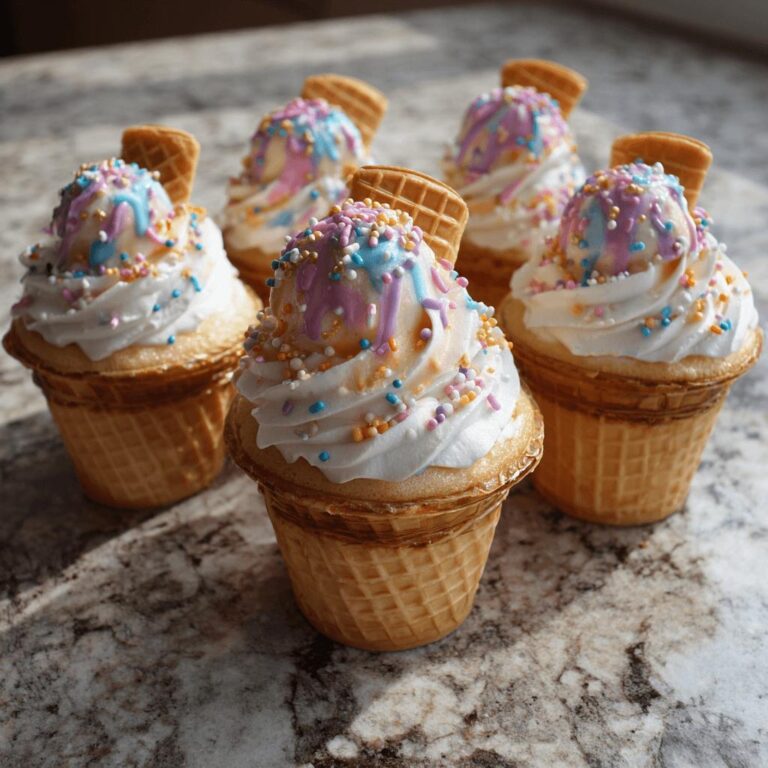 Ice Cream Cone Cupcakes