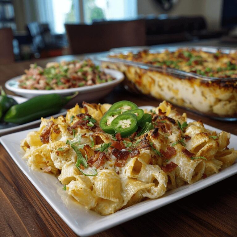 Jalapeño Popper Pasta Bake