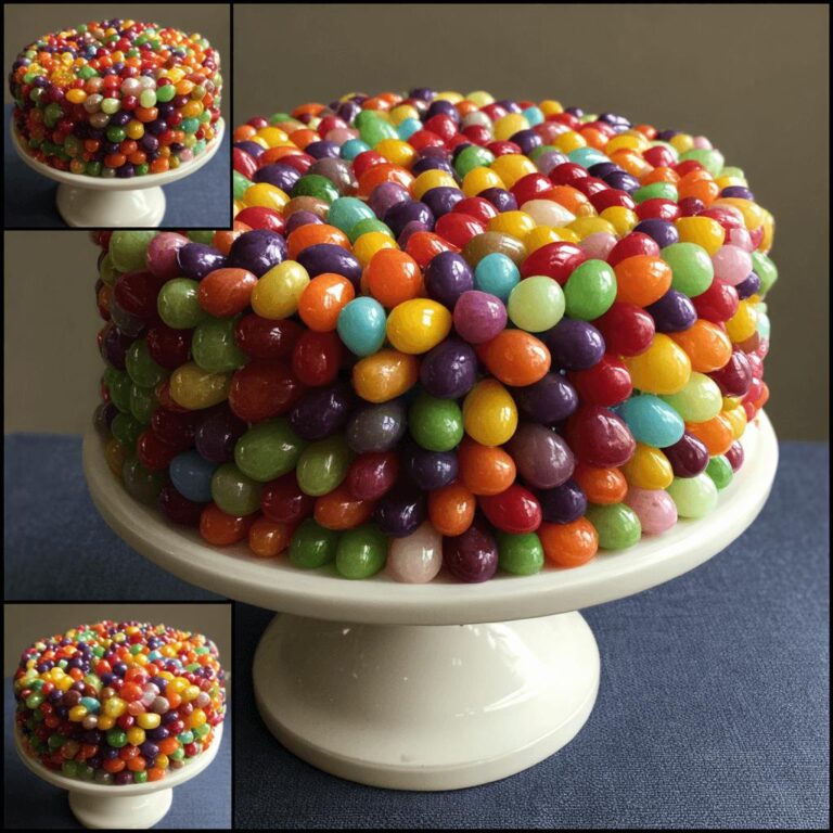 Jellybean Bursting Cake