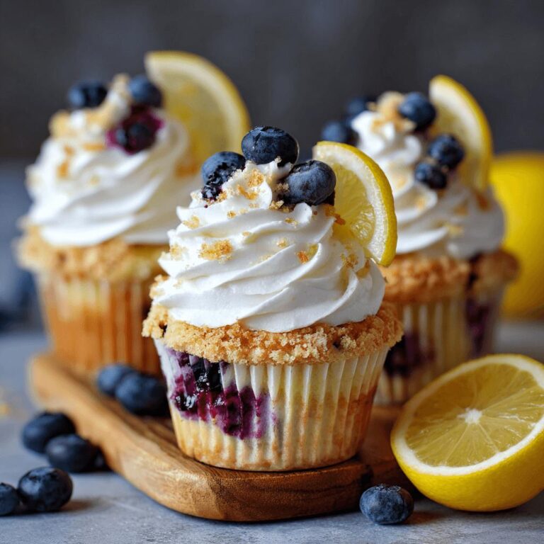 Lemon Blueberry Cupcakes