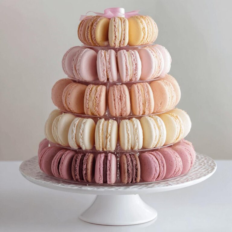 Macaron Tower Layer Cake