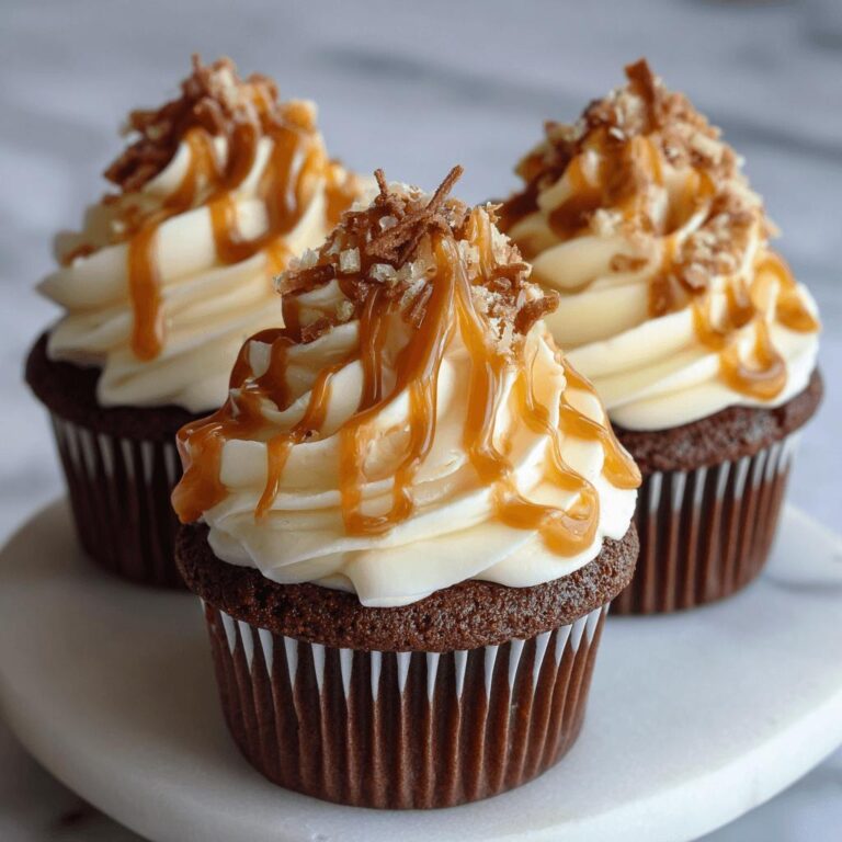 Mocha Caramel Cupcakes