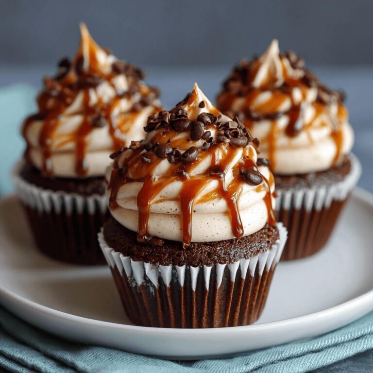Mocha Cream-Filled Cupcakes