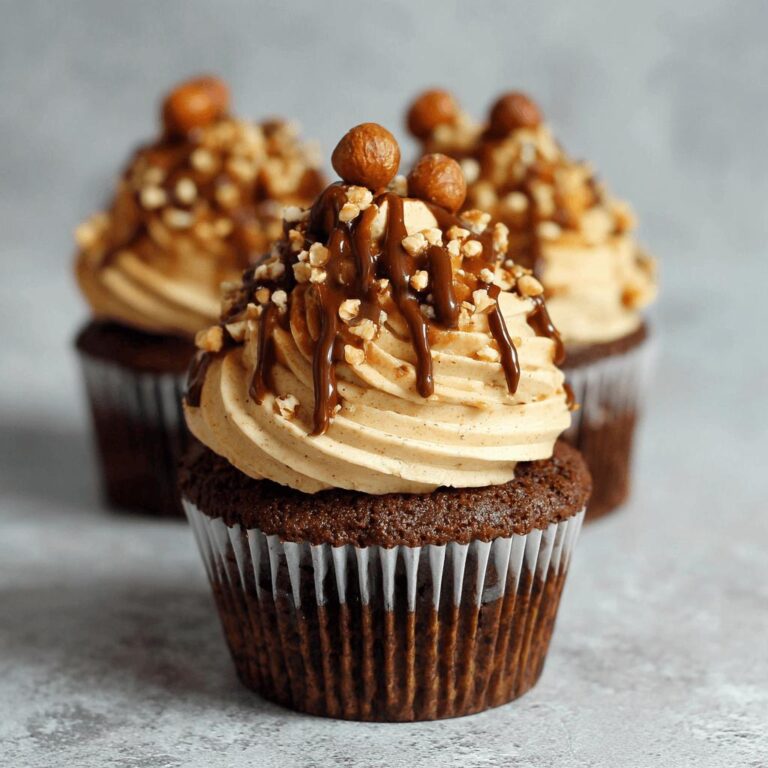 Mocha Hazelnut Cupcakes