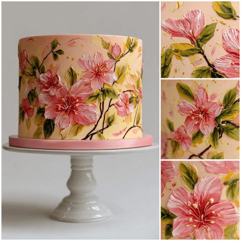 Painted Azalea Cake