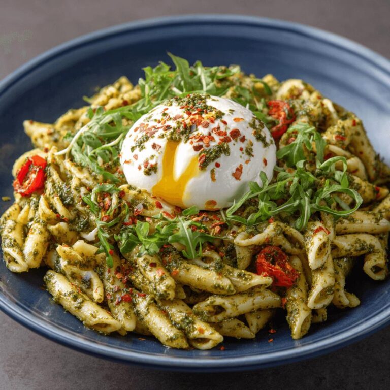 Pesto Pasta with Burrata