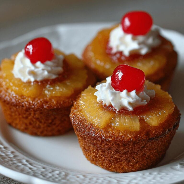 Pineapple Upside Down Cupcakes