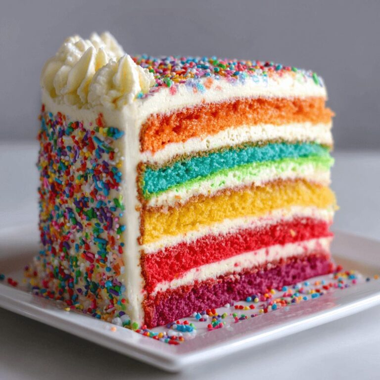 Rainbow Surprise Layer Cake