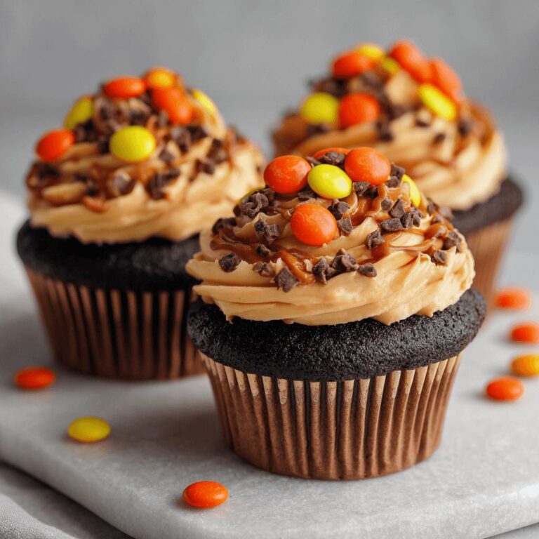 Reese’s Pieces Cupcakes