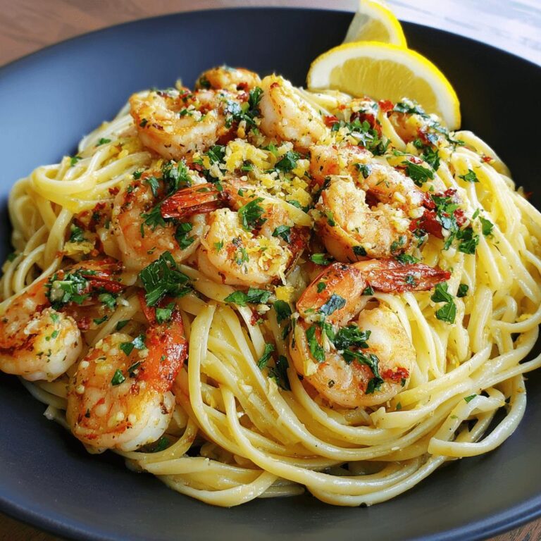 Shrimp Scampi Linguine