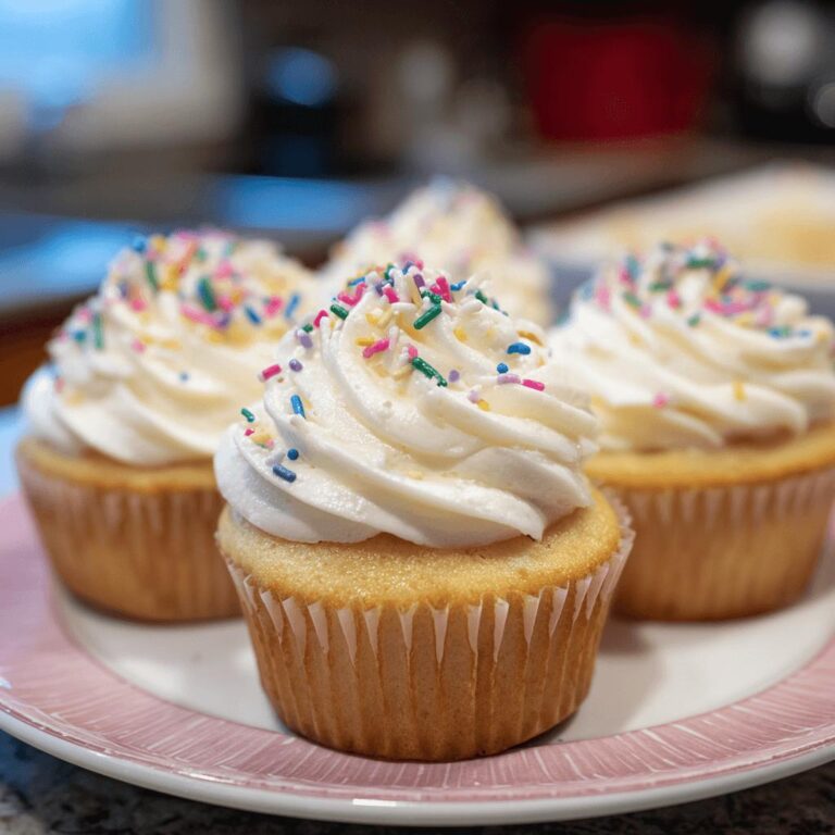 Sourdough Vanilla Cupcakes