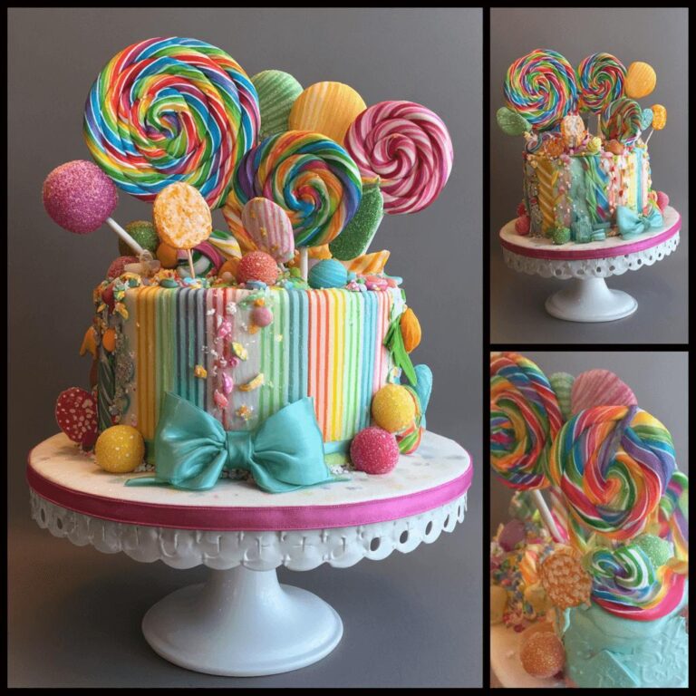 Sweet Shop Lollipop Cake