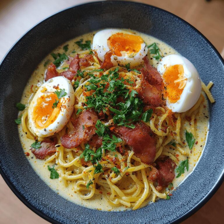 TikTok Ramen Carbonara