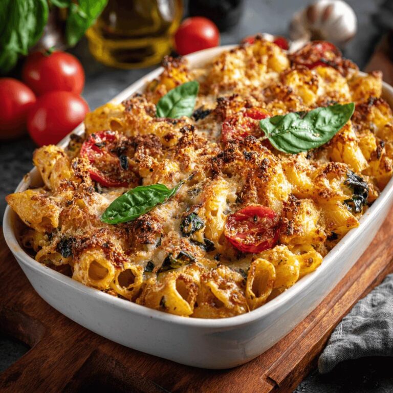 Tomato Basil Pasta Bake