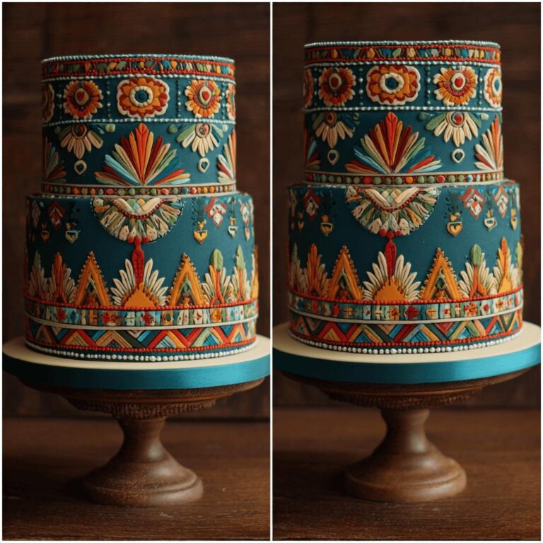 Tribal Aztec Print Cake