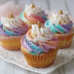 Unicorn Rainbow Cupcakes