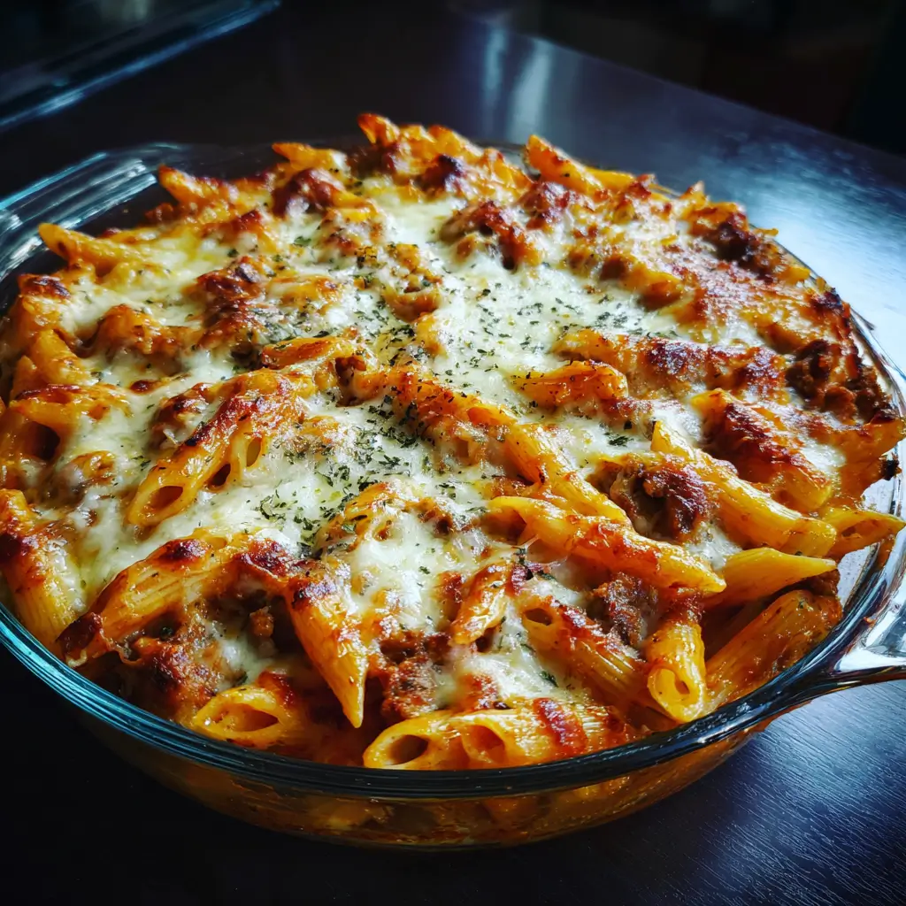 3-Cheese Baked Penne