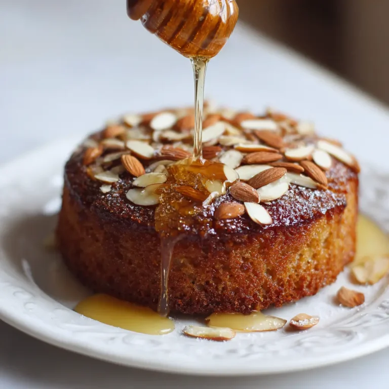 Almond Butter Honey Cake