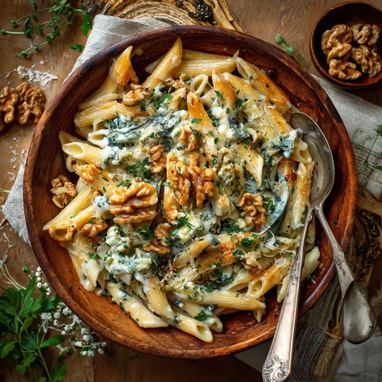 Blue Cheese Pasta with Walnuts