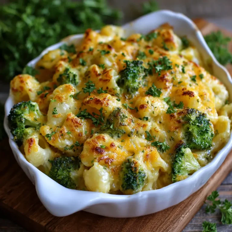 Broccoli Cheddar Pasta Bake