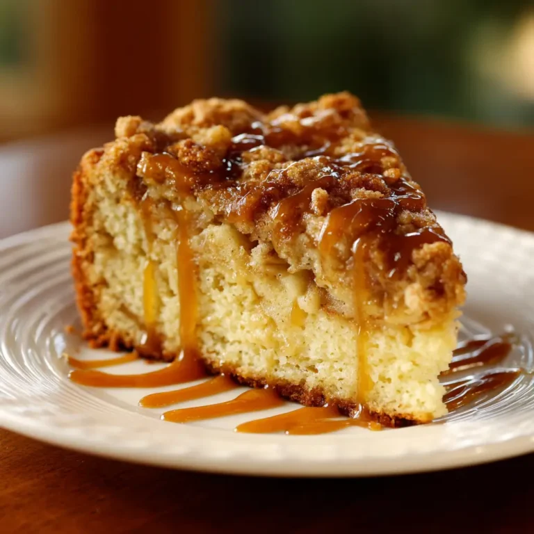 Caramel Apple Crumb Cake