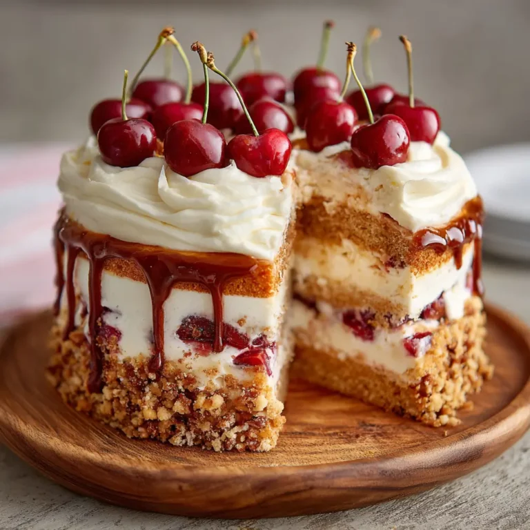 Cherry Cheesecake Layer Cake