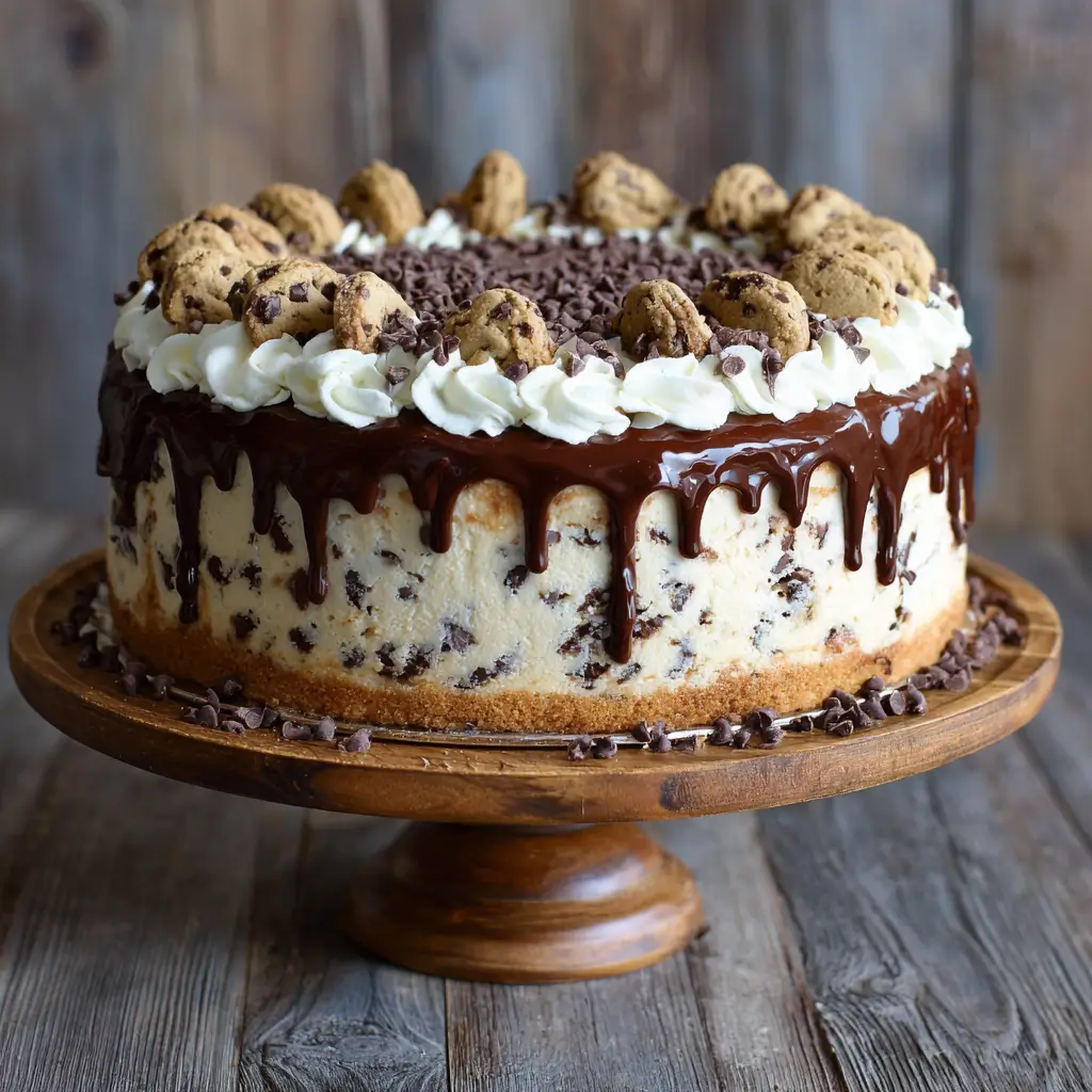 Chocolate Chip Cookie Dough Cake