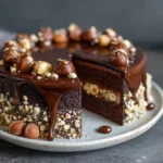 Chocolate Hazelnut Praline Cake