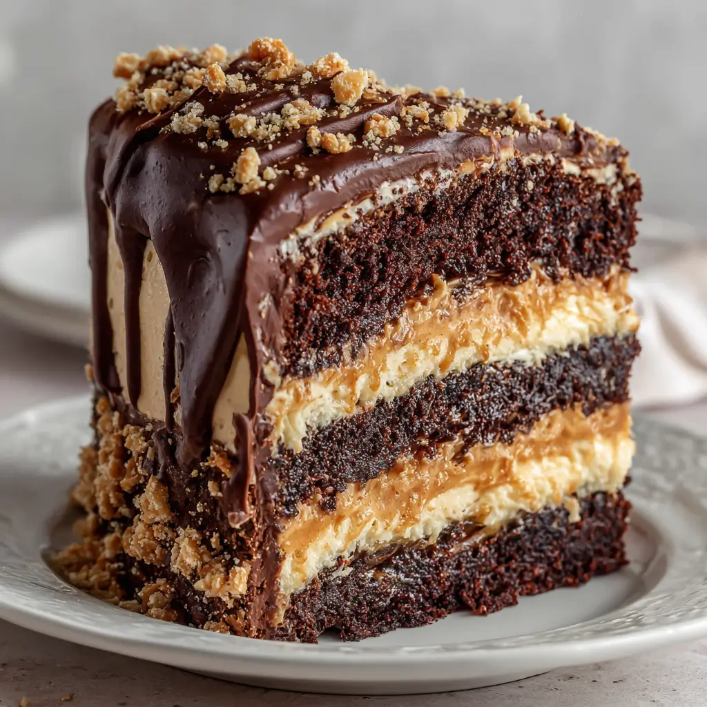 Chocolate Peanut Butter Dream Cake