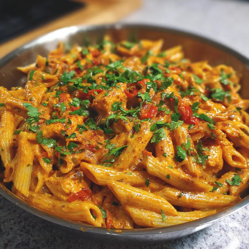 Creamy Tikka Masala Pasta