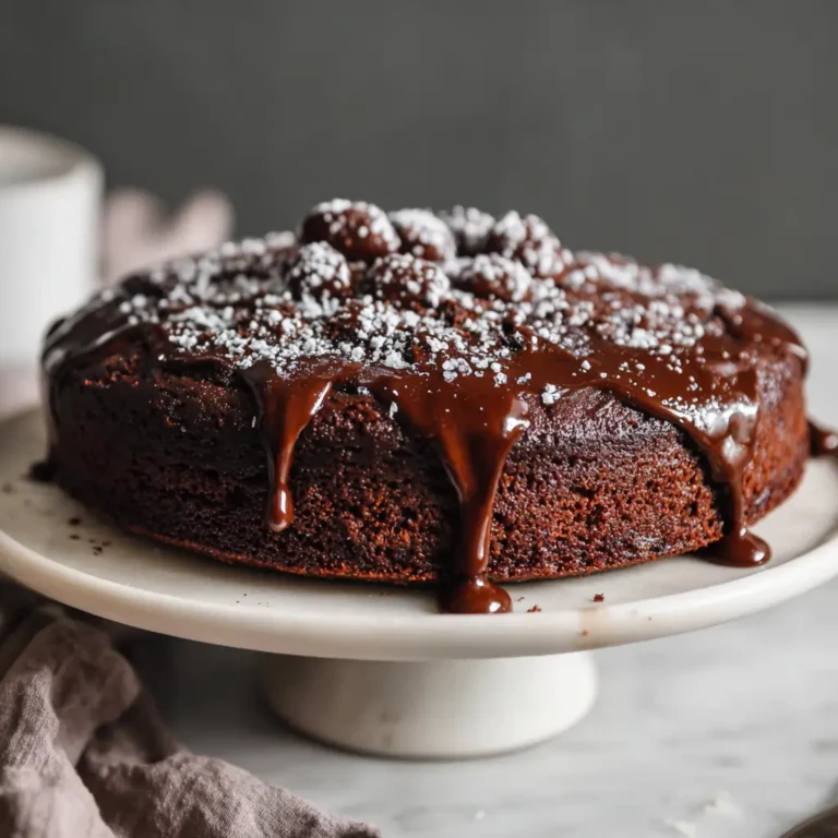 Dark Chocolate Olive Oil Cake
