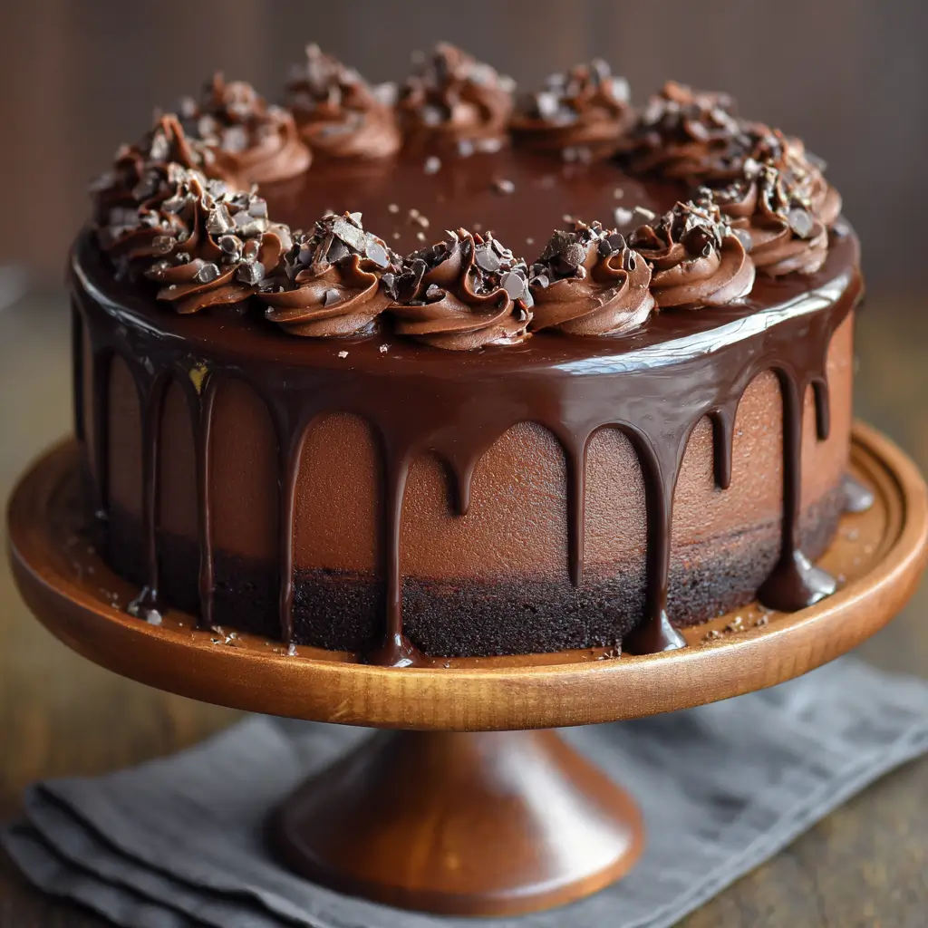 Decadent Chocolate Ganache Cake