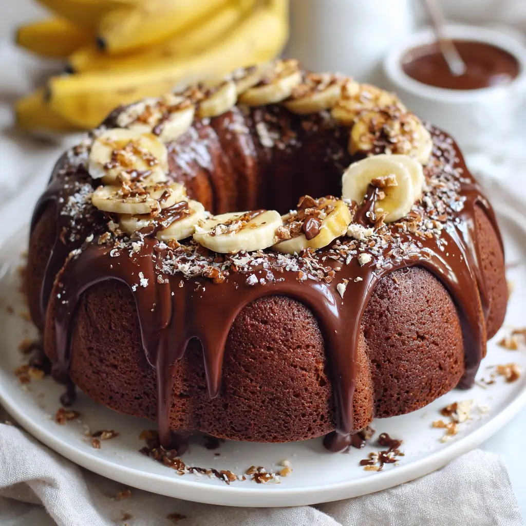 Easy Chocolate Banana Cake