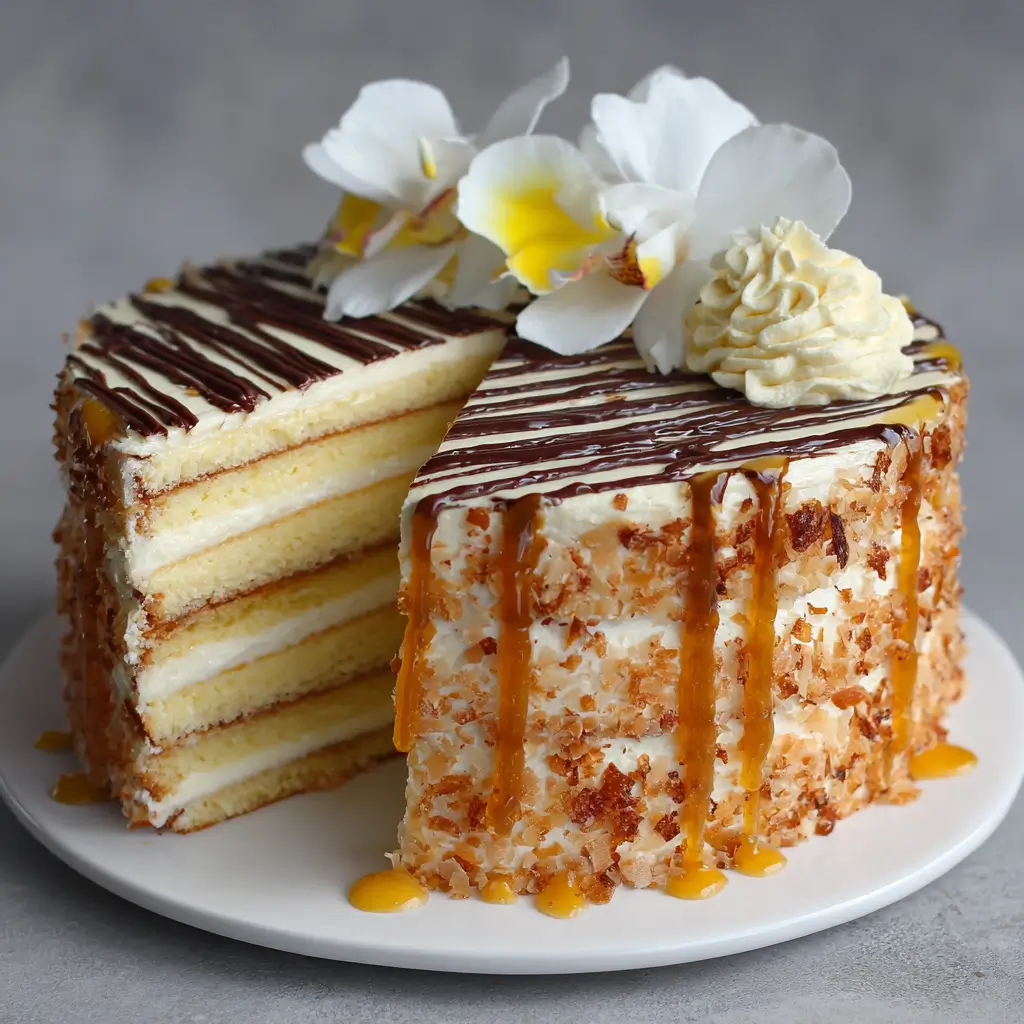 Fresh Vanilla Layers Cake