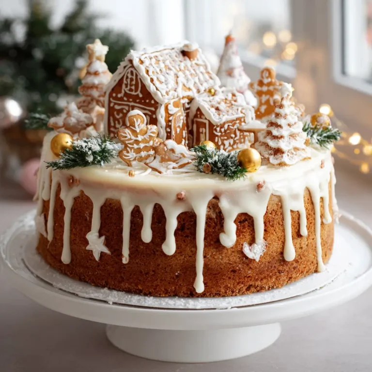 Gingerbread Christmas Cake