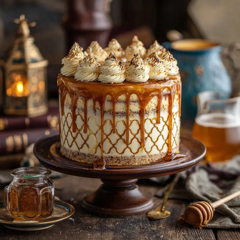 Harry Potter Butterbeer Cake