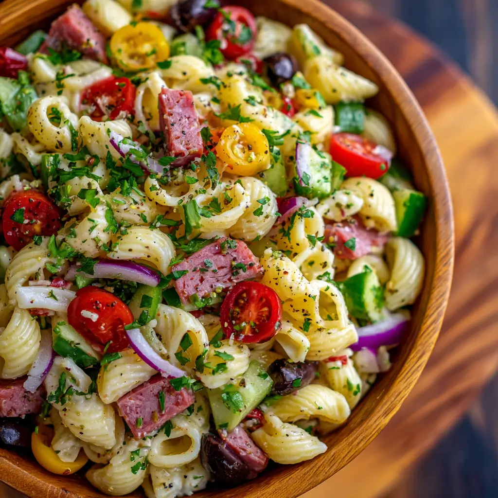 Italian Chopped Pasta Salad