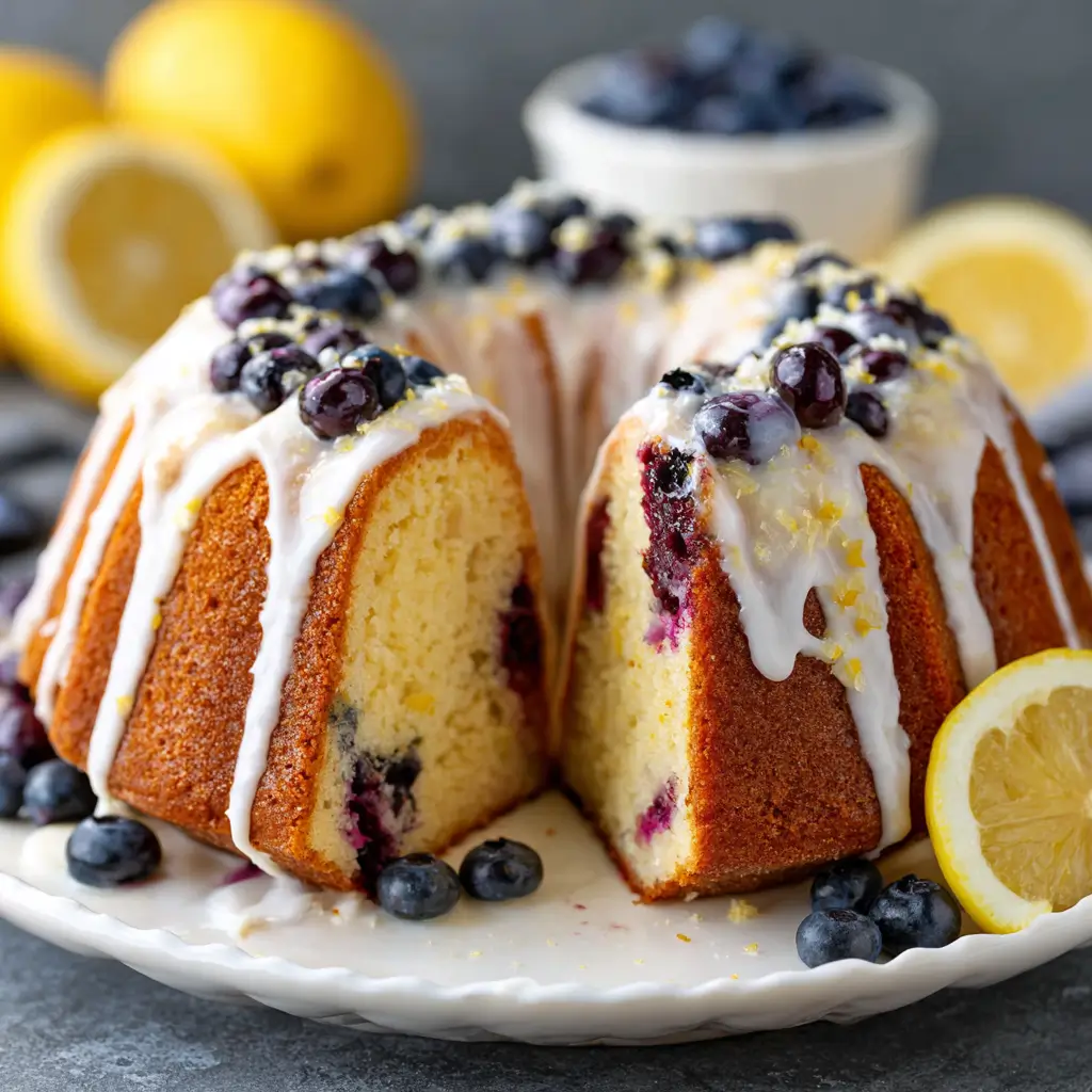 Lemon Blueberry Pound Cake