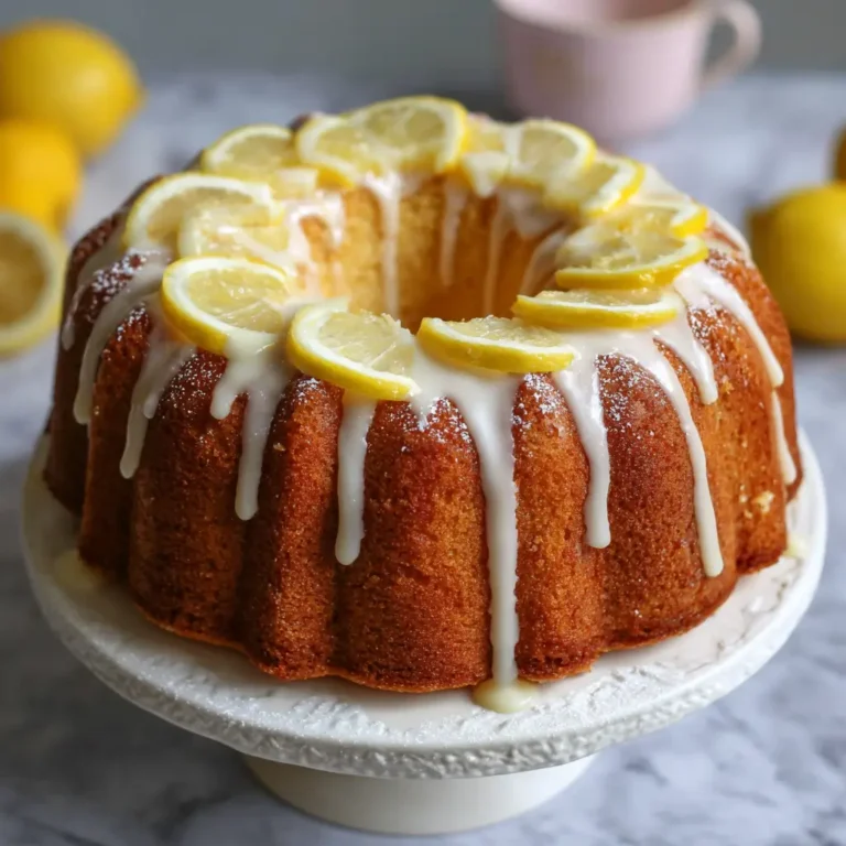 Lemon Drizzle Bundt Cake
