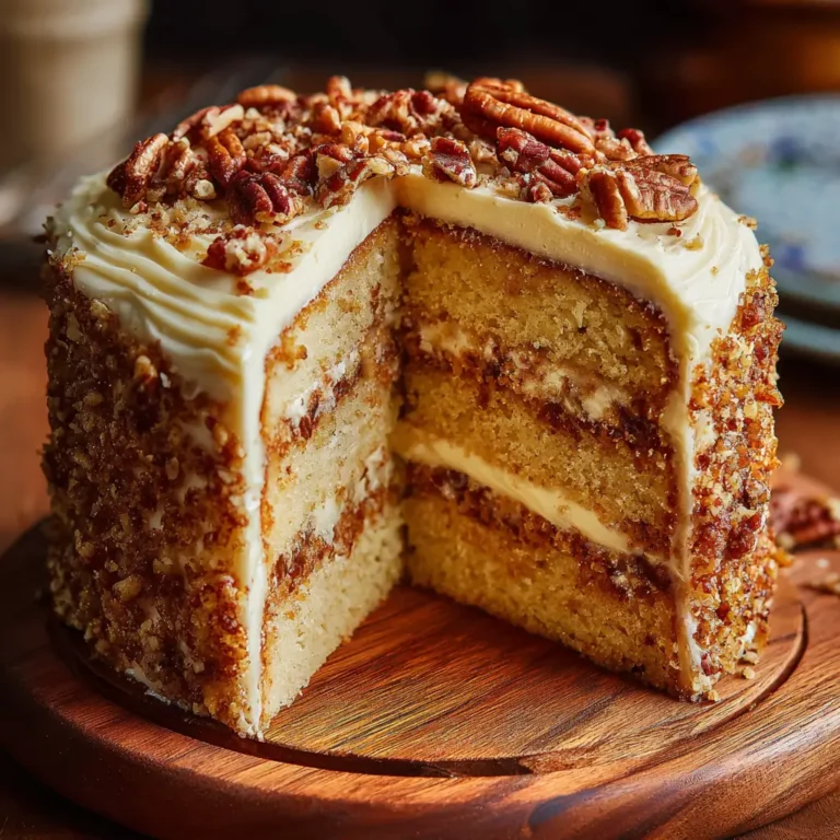 Maple Pecan Butter Cake