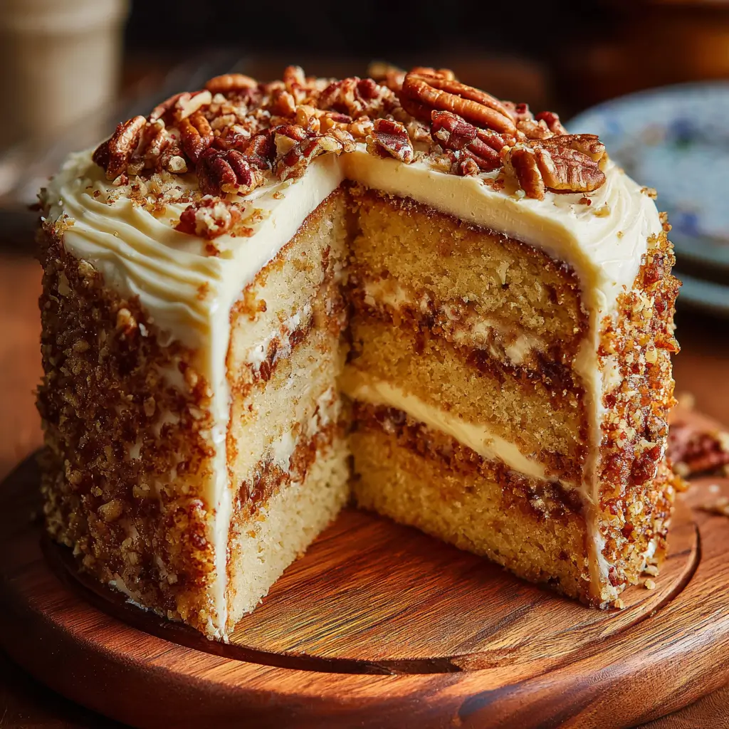 Maple Pecan Butter Cake