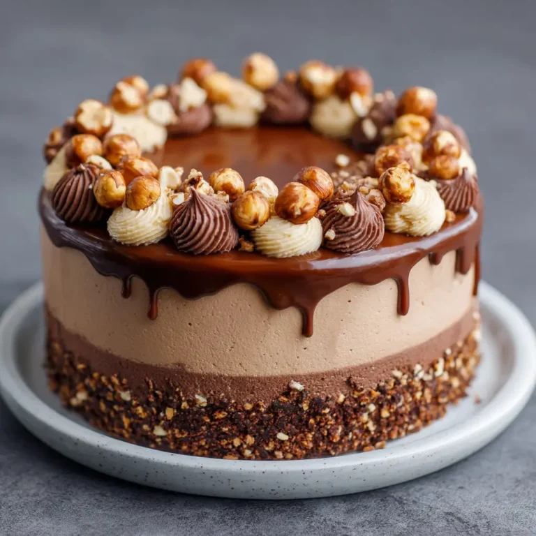 Mocha Hazelnut Cake