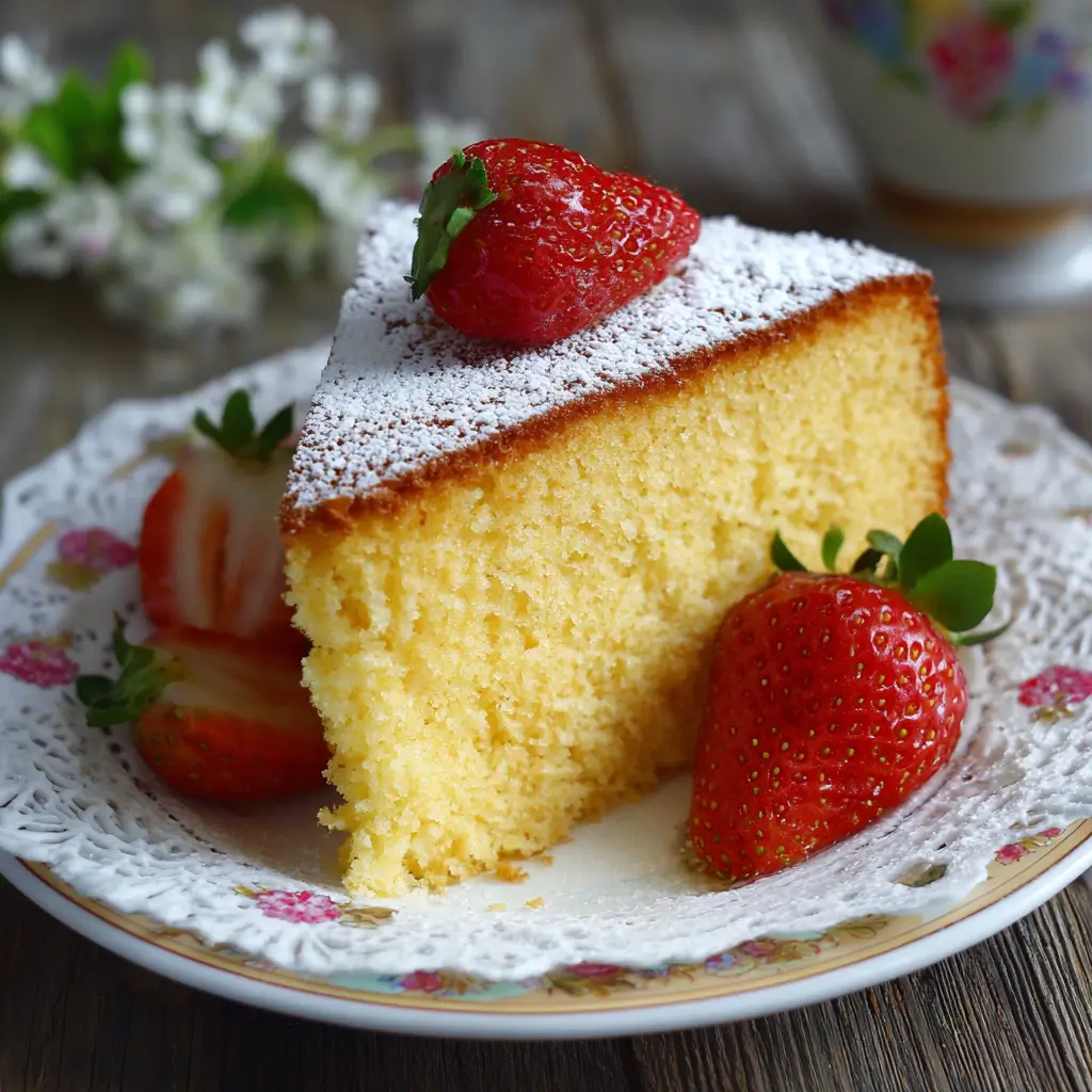 Nostalgic School-Dinner Sponge Cake