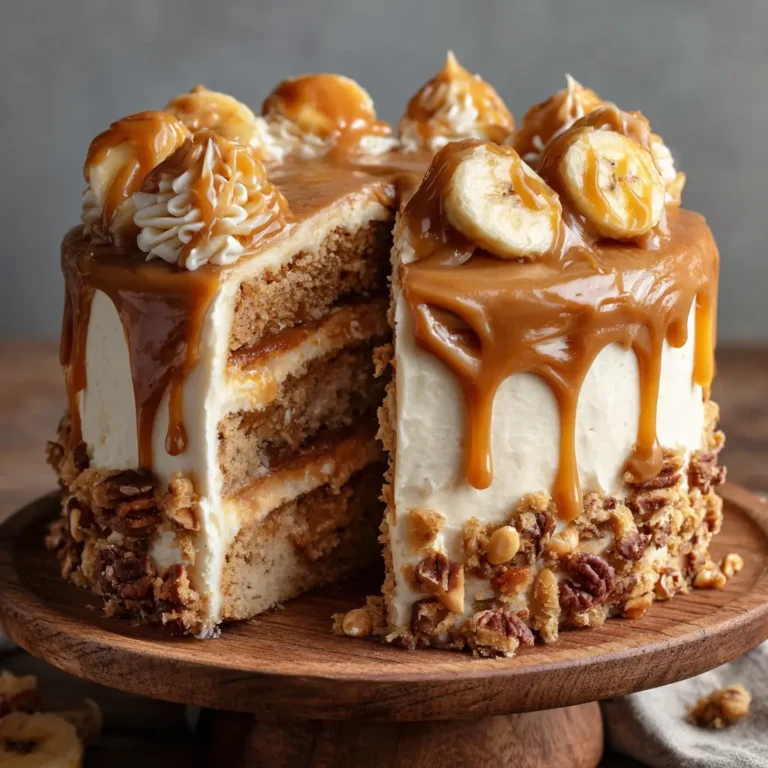 Peanut Butter Banana Cake