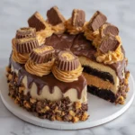 Peanut Butter Cup Explosion Cake